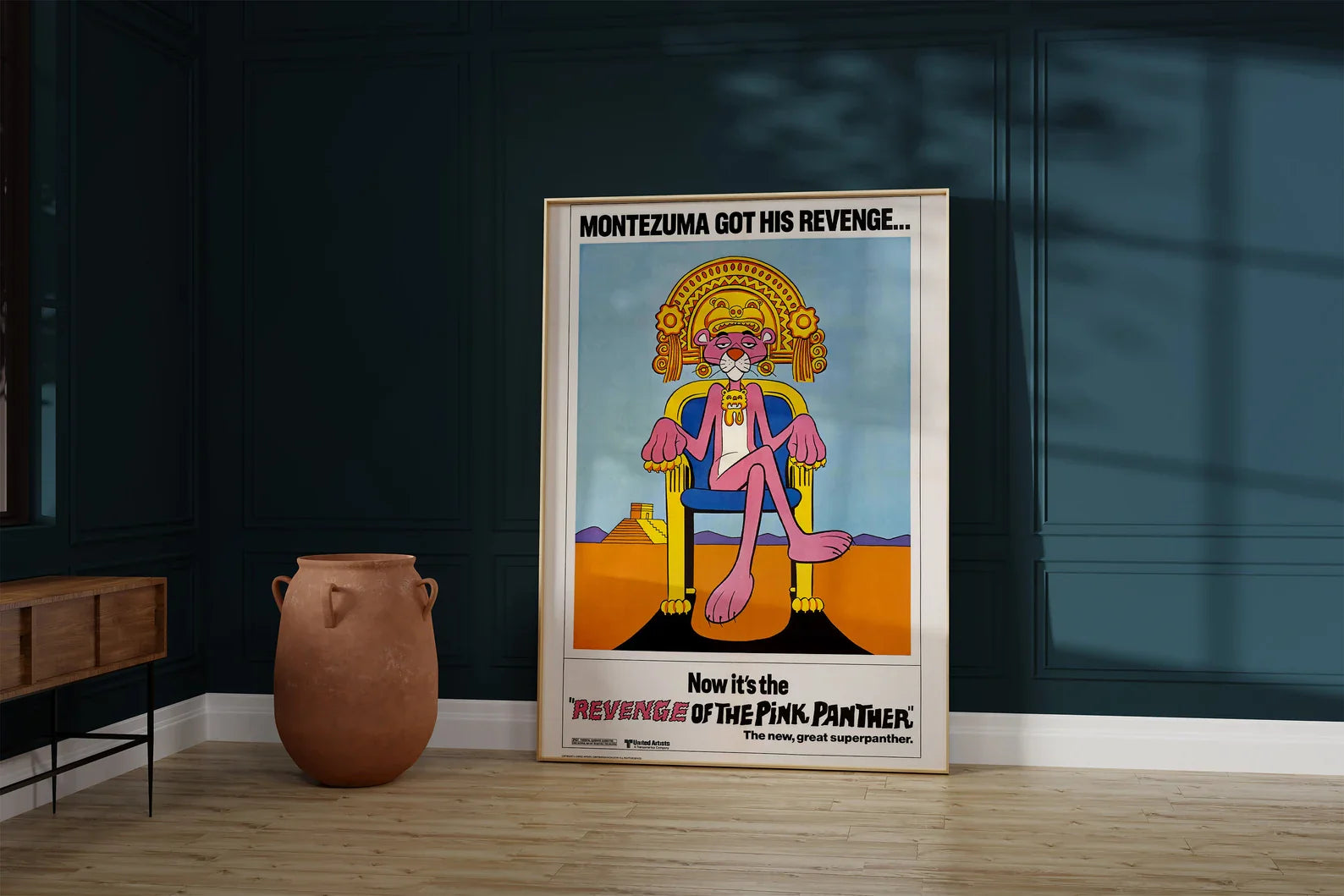 La vendetta della Pantera Rosa - Poster originale del remake del 1978 - Ritrovamento raro / Poster del film