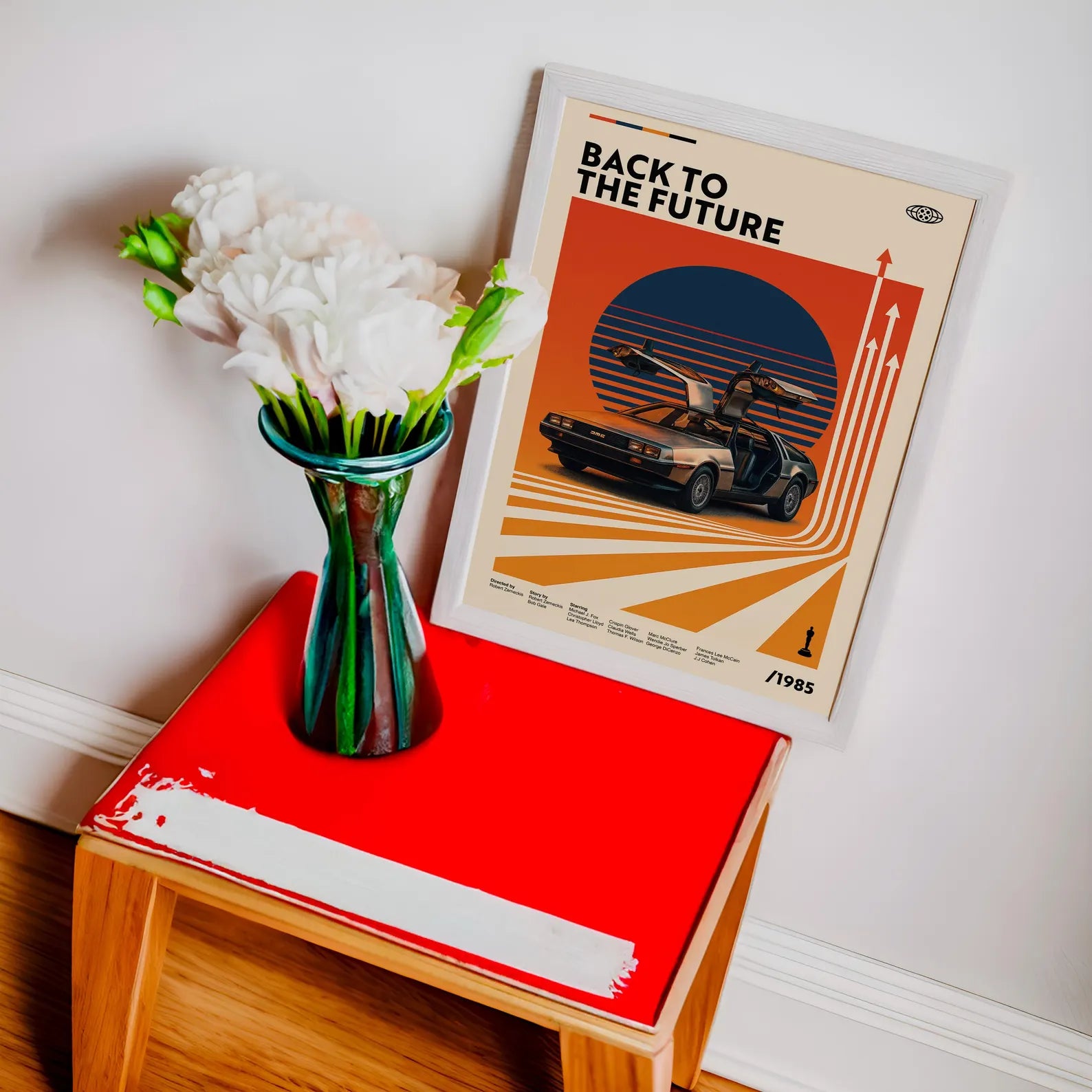 Ritorno al futuro - Poster artistico in stile retrò / Un omaggio senza tempo a un classico della fantascienza - Poster cinematografico alternativo