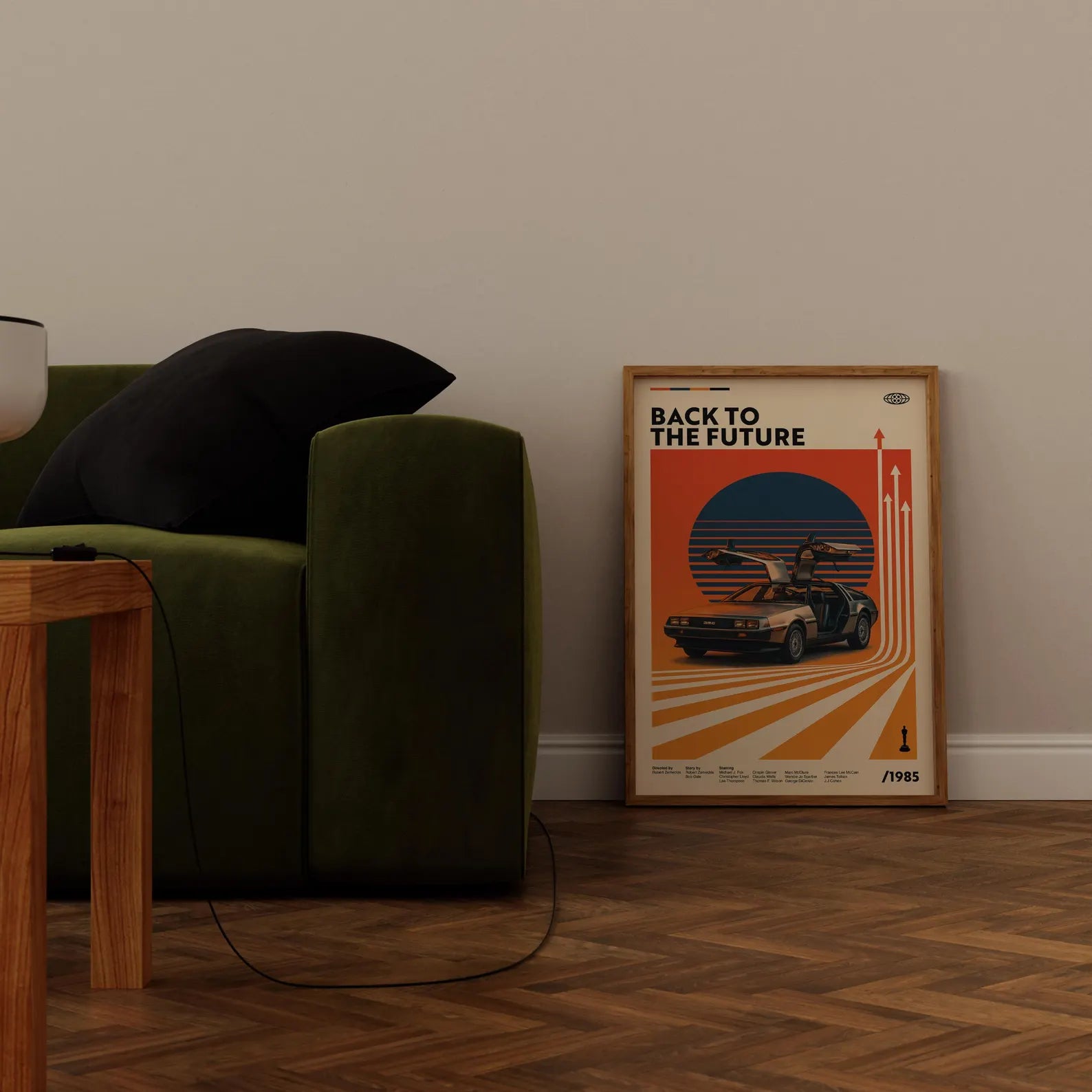 Ritorno al futuro - Poster artistico in stile retrò / Un omaggio senza tempo a un classico della fantascienza - Poster cinematografico alternativo