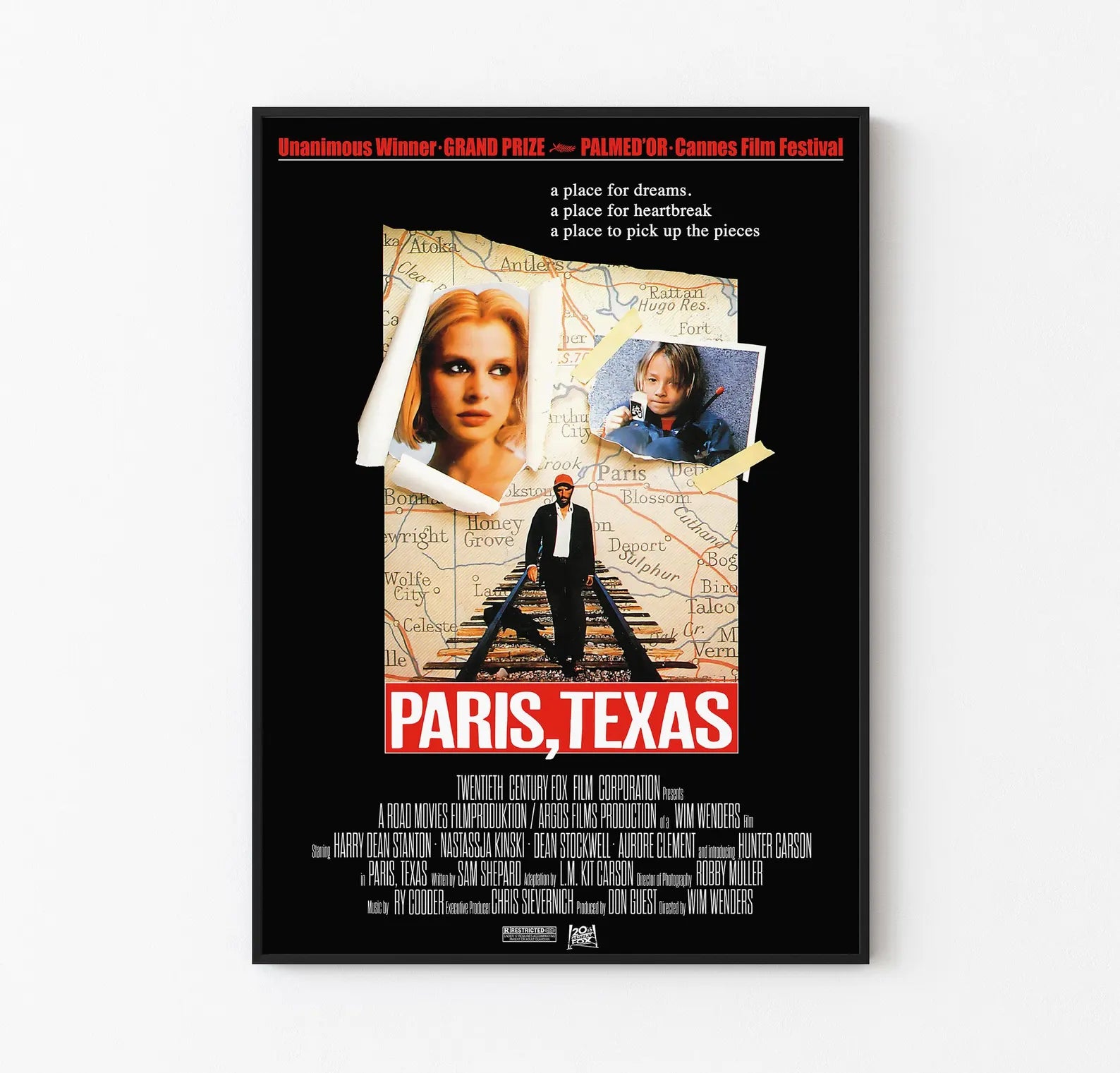 Poster del film Paris Texas - Paris, Texas / Wim Wenders - 1984 Film Affiche